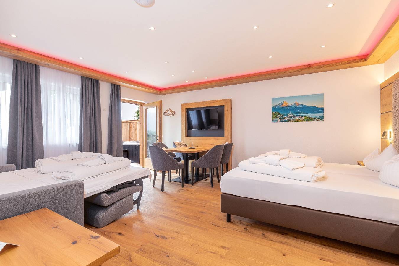 Ganze Ferienwohnung, Luxus-Appartement Salzburgblick #532 in Ainring, Rupertiwinkel