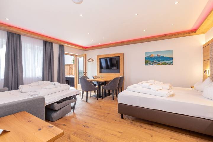 Ganze Ferienwohnung, Luxus-Appartement Salzburgblick #532 in Ainring, Rupertiwinkel
