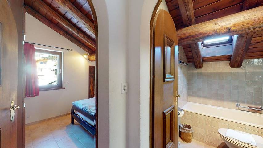 Ferienwohnung für 4 Personen, mit Balkon und Ausblick in La Punt-Chamues-ch - 3