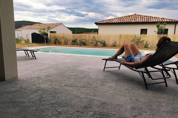 Maison de vacances pour 6 personnes, avec terrasse et jardin à Vallon-Pont-d'Arc