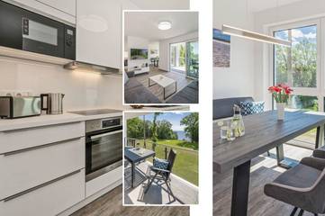 Ferienwohnung für 5 Personen, mit Garten und Ausblick sowie Seeblick in Zirchow