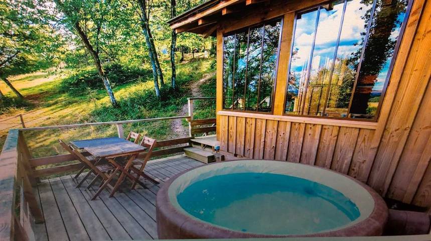 Cabane en bois pour 6 personnes dans le Gers - 2