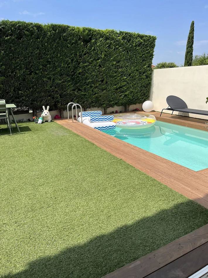 Villa pour 4 personnes, avec jardin ainsi que terrasse et piscine à Lattes