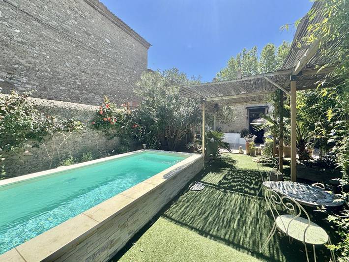 Gîte für 4 Personen, mit Garten und Pool, mit Haustier