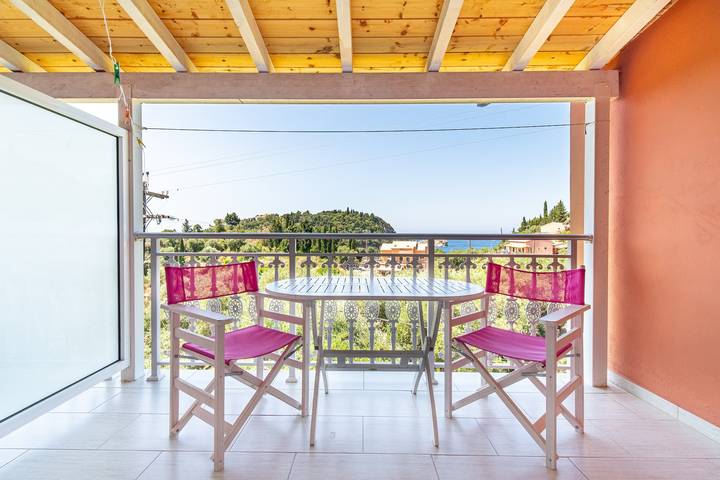Gîte pour 2 personnes, avec balcon dans Paleokastritsa