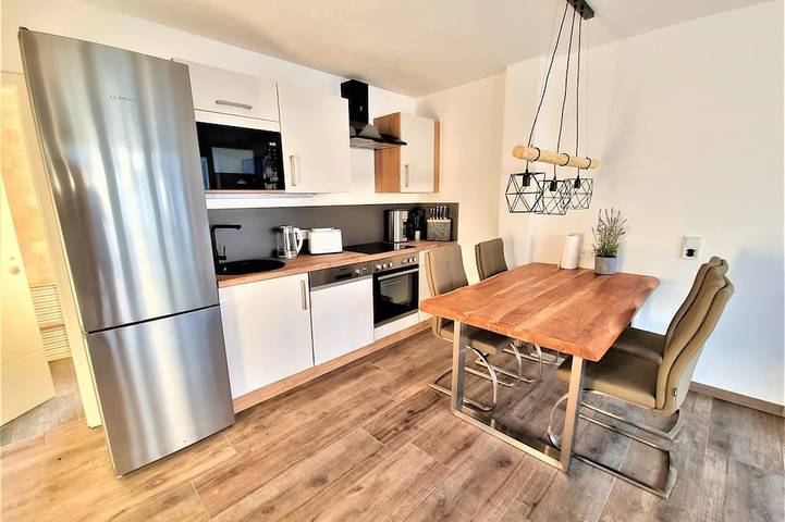 Ferienwohnung für 4 Personen, mit Garten und Terrasse, mit Haustier