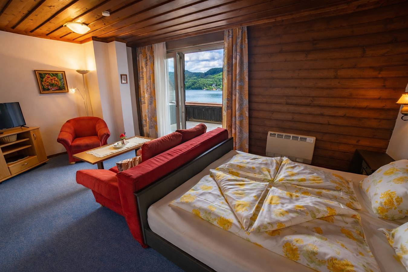 Ganze Ferienwohnung, Apartment Seeblick 33 m² in Seeboden, Bezirk Spittal an der Drau