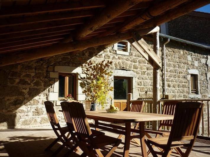 Maison de vacances pour 10 personnes, avec vue et jardin