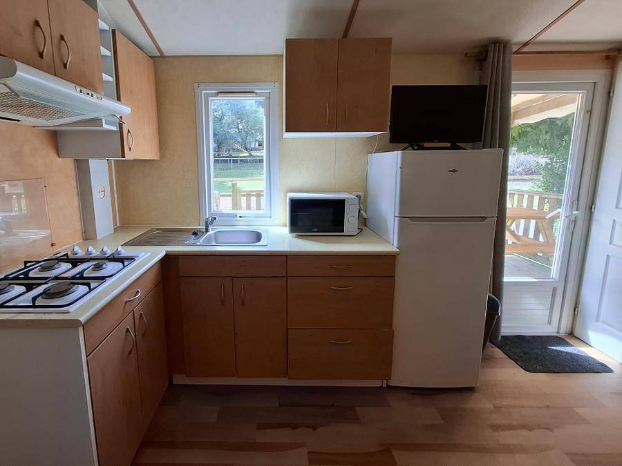 Camping L'Ambois - Mobilhome 6 personnes - G -3 ch. Confort - Samedi in Mouilleron-le-Captif, Région de La Roche-sur-Yon