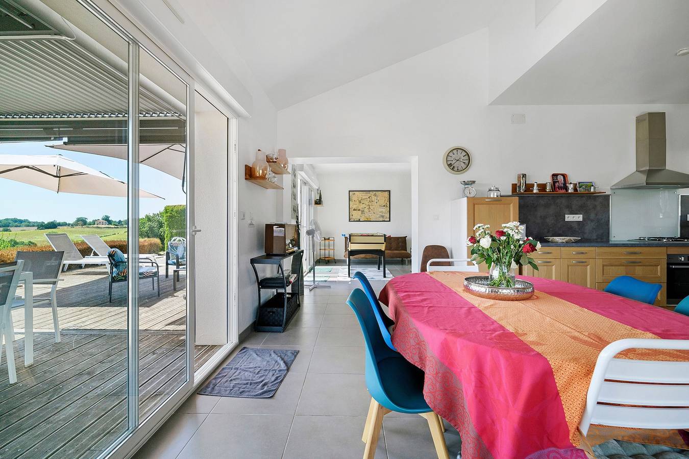 Ferienhaus 'Maison Campagne Avec Piscine Et Spa' mit privatem Pool, Wlan und Klimaanlage in La Salvetat-Belmontet, Tarn-et-Garonne