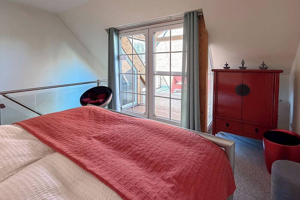 Ganze Wohnung, ***** Design Ferienhaus Kamerun an der Elbe \"Casa Kamerunschaf\" in Damnatz, Elbtalaue