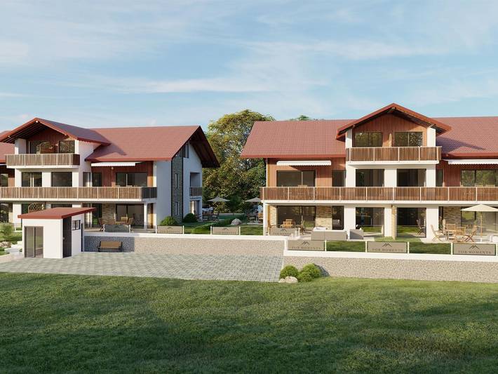 Ferienwohnung für 3 Personen, mit Garten und Terrasse am Forggensee