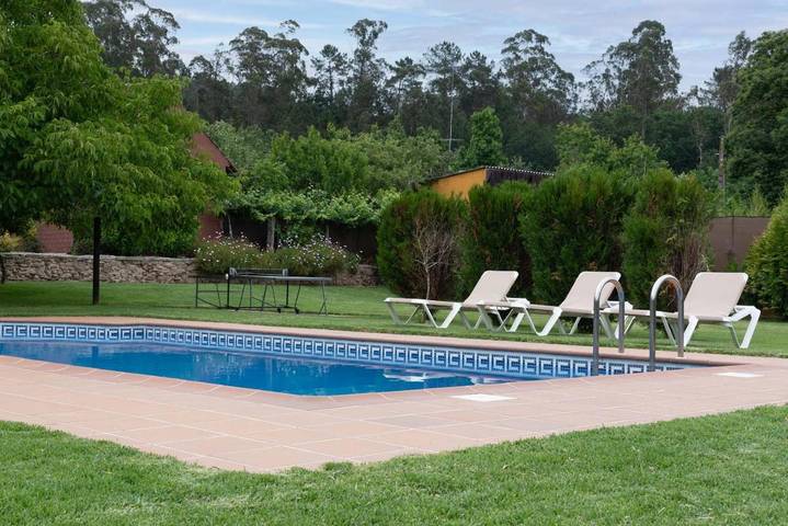 Casa rural para 8 personas, con piscina además de vistas y jardín, Se admiten mascotas en Puenteareas - 4