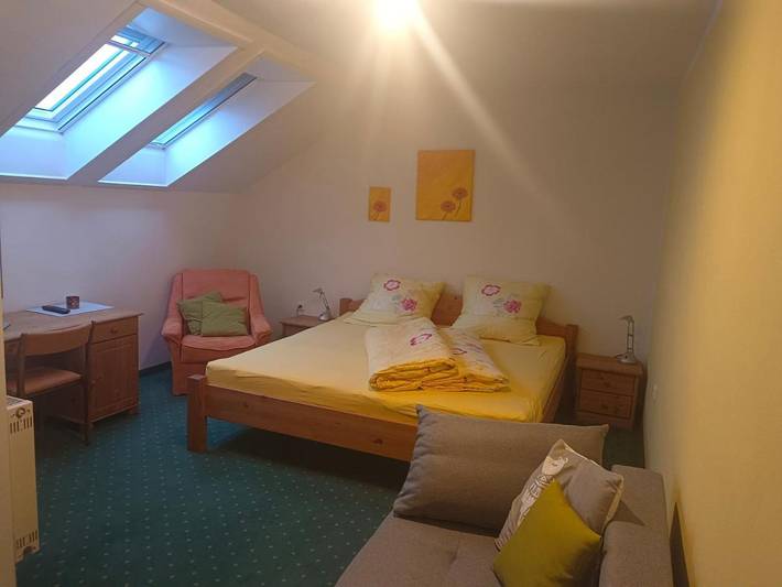 Appartement voor 2 personen, met terras en uitzicht in Pilsen Regio