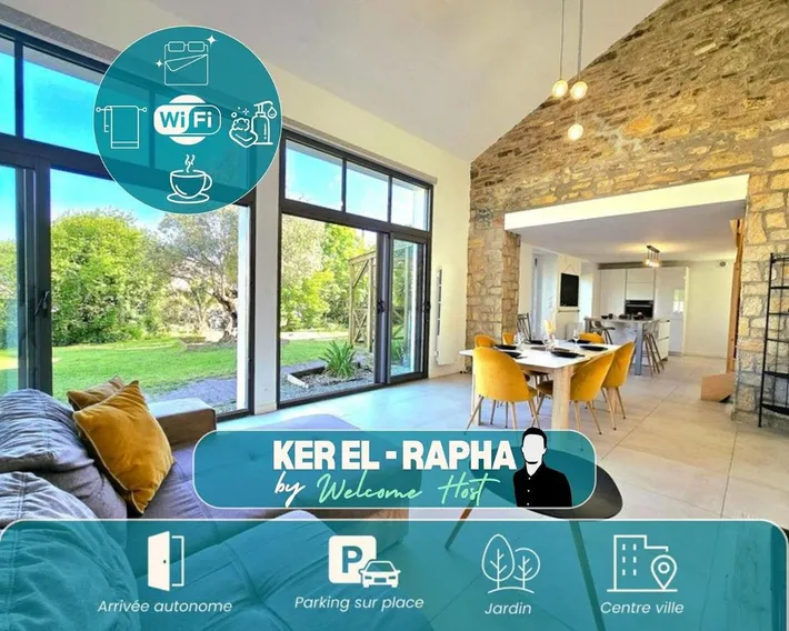 Chalet para 8 personas, con jardín - 1