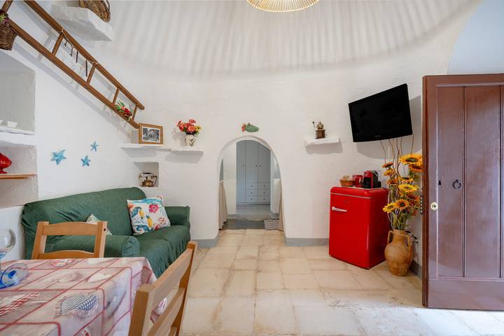 Trullo pour 4 personnes, avec jardin, adapté aux familles à Fasano - 3