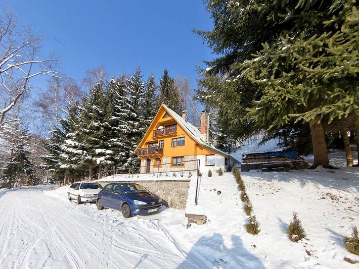 Chalet für 7 Personen, mit Balkon und Terrasse sowie Garten am Riesengebirge