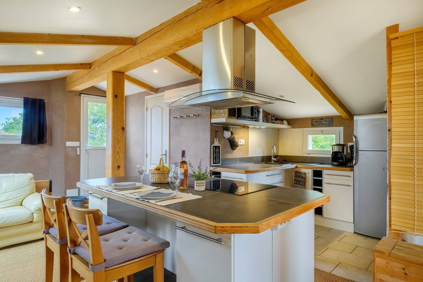 Loft 50m² in alle rust met uitzicht op prachtig zwembad, foto 11