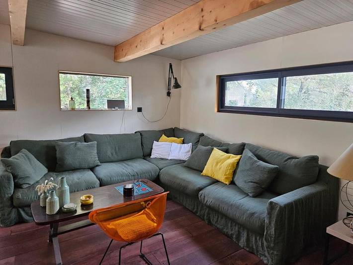 Location de vacances pour 4 personnes, avec jardin ainsi que vue et piscine à Saint-Nazaire (Gard) - 3