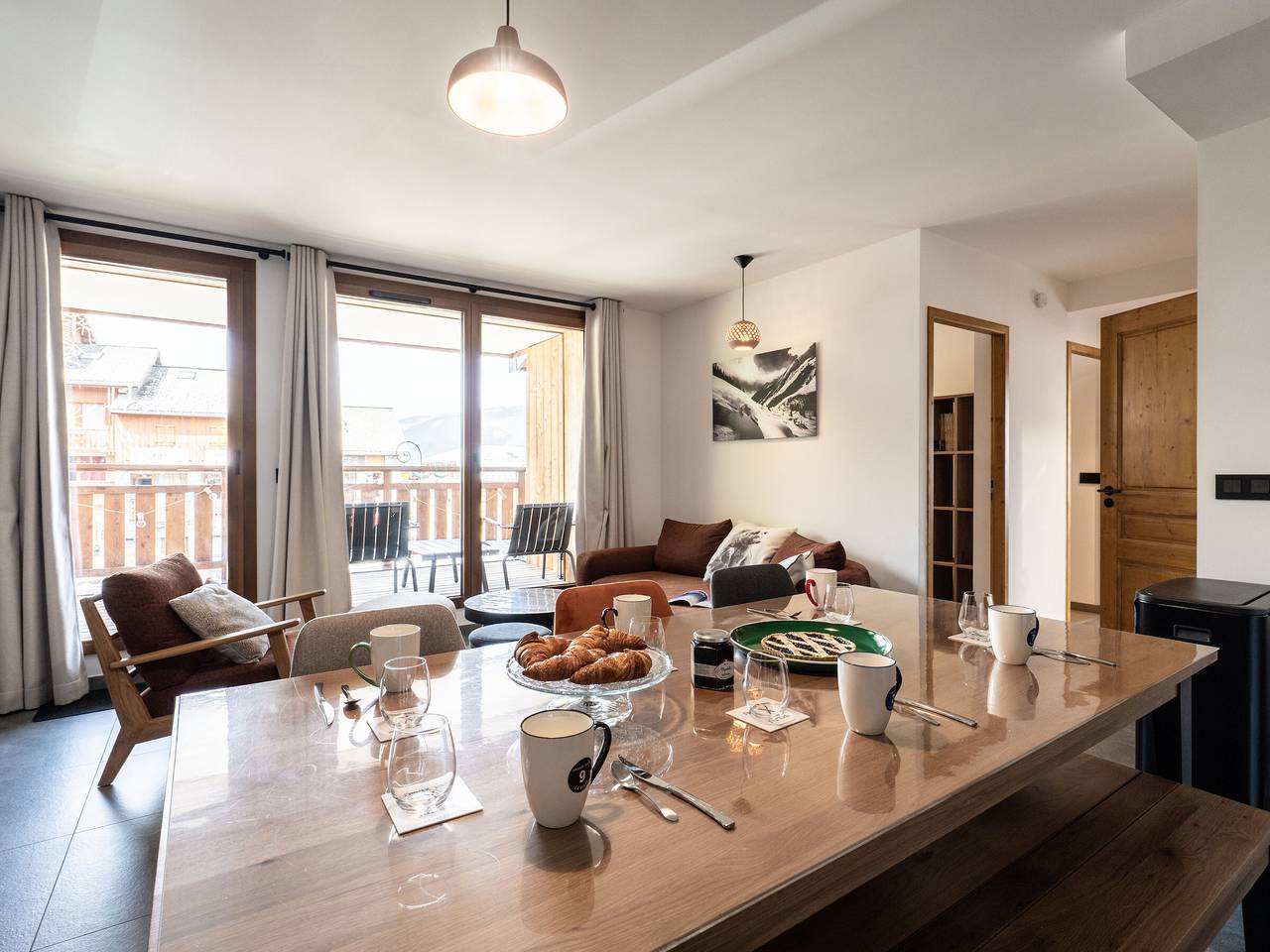 Apartamento entero, Hermoso apartamento en Plagne Montalbert, cerca de pistas con wifi y aparcamiento in La Plagne, Aime-la-Plagne