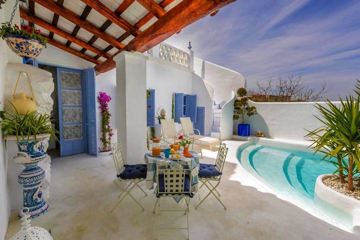 Casa rural para 10 personas, con Jacuzzi y Terraza además de Piscina y Vistas en Sierra Norte de Sevilla