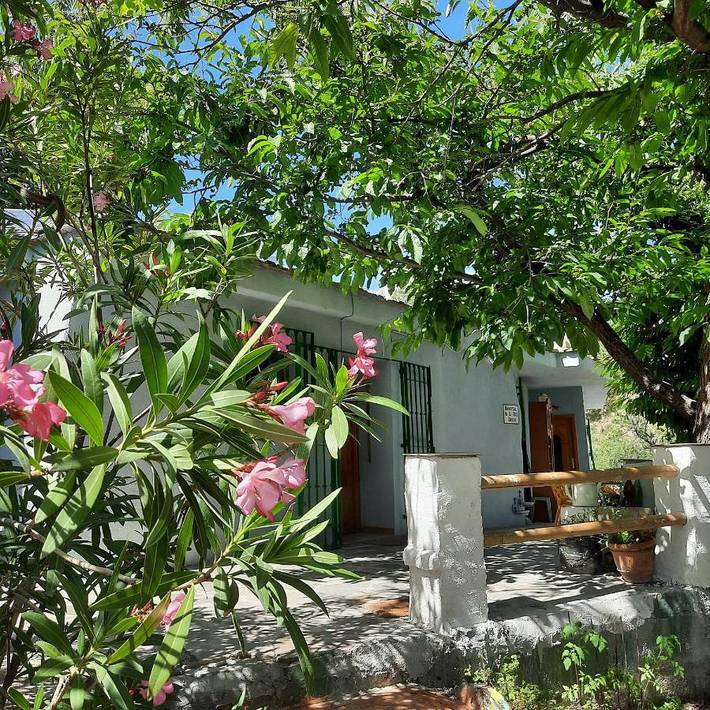 Alojamiento y desayuno para 3 personas, con Terraza y Jardín además de Piscina y Vistas en Alpujarras