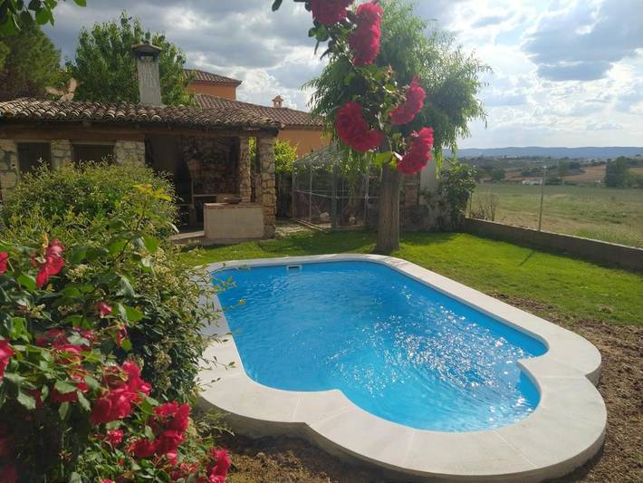 Casa rural con piscina para 4 personas, con Terraza además de Jardín y Piscina en Serranía de Cuenca - 3