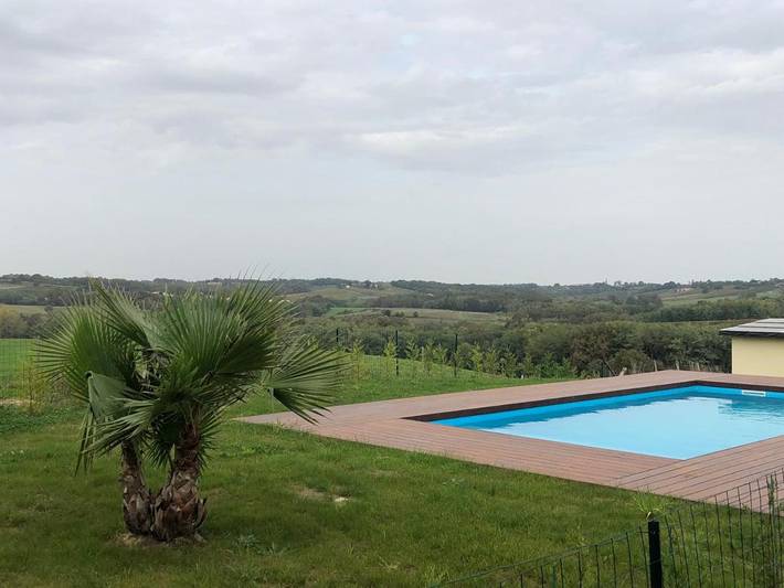 Location de vacances pour 8 personnes, avec jardin ainsi que piscine et vue à Le Pian-sur-Garonne - 4