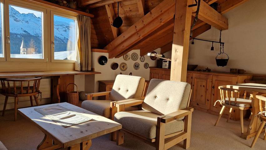 Ferienwohnung für 2 Personen, mit Garten und Sauna in Silvaplana - 2