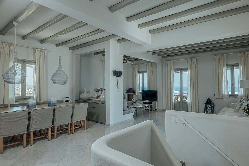 Terra retraite in Paros, met prive zwembad, prachtig uitzicht op zee, in de buurt van de zandstranden in Parasporos, Paros