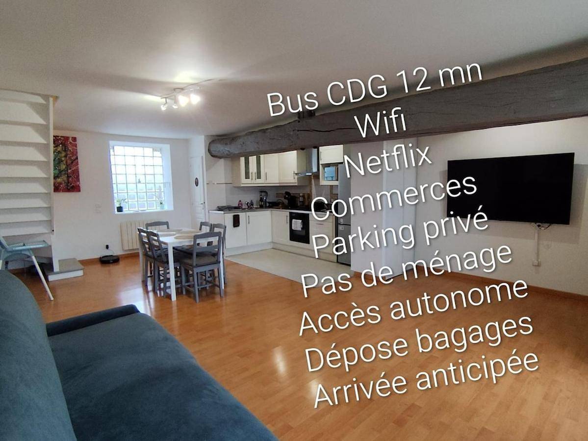 Appartement entier, Appartement cosy Paris Cdg in Le Thillay, Val-d'Oise