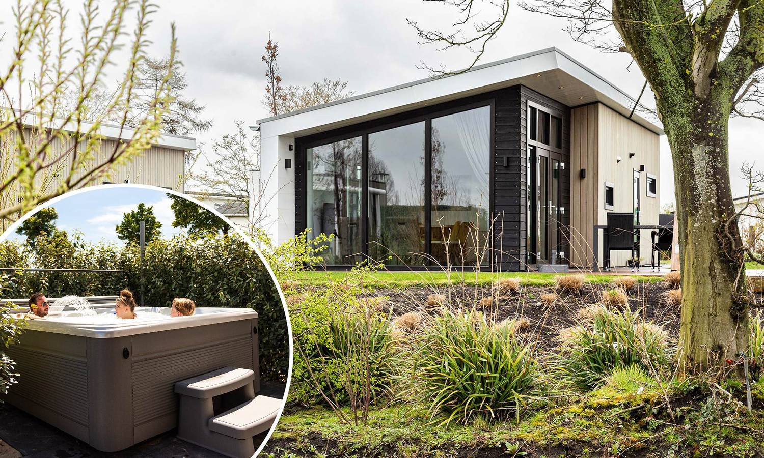 Park Westerkogge — Natuurlodge 4 personen Wellness (Spa) in Berkhout, Markermeer