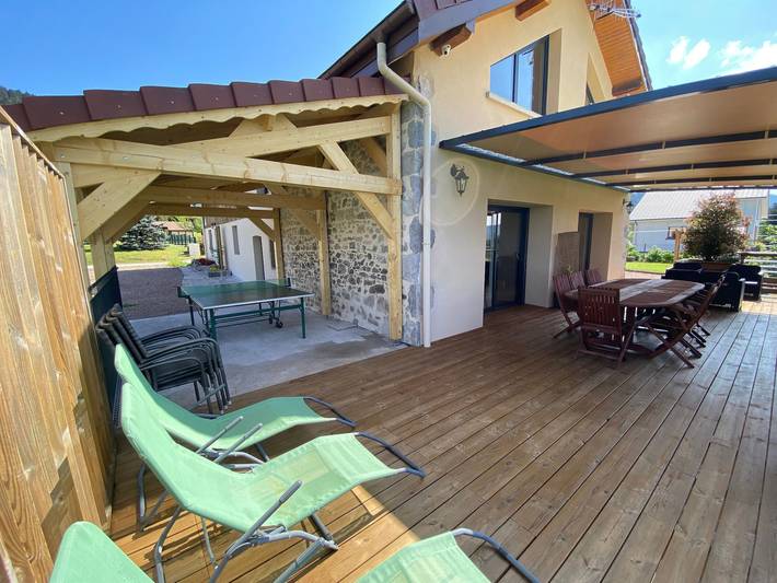 Gîte pour 10 personnes, avec jardin et vue ainsi que vue sur le lac et sauna à Vagney - 4