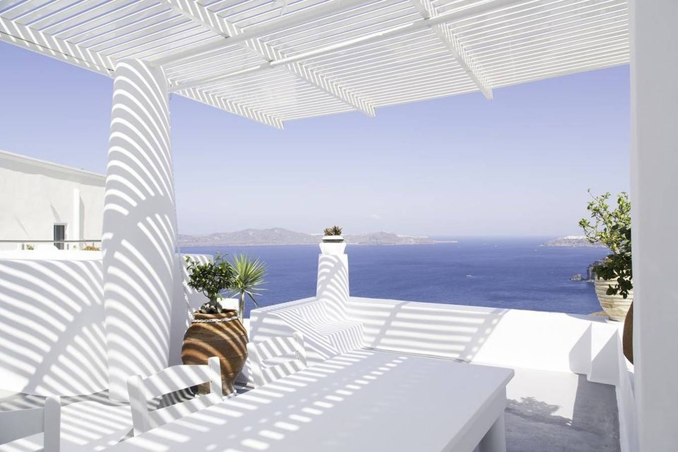 Elegant Santorini Villa | 3 Bedrooms | Dream Villa Maria | Stunning Sea Views & 2 Private Terraces Each With Jacuzzi  | Fira in Thera, Santorini