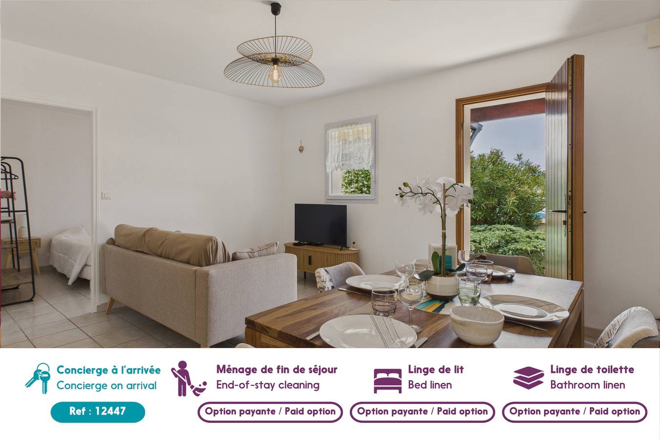Jolie maison pour 4 personnes avec jardin  in Saint-Vincent-sur-Jard, Vandea