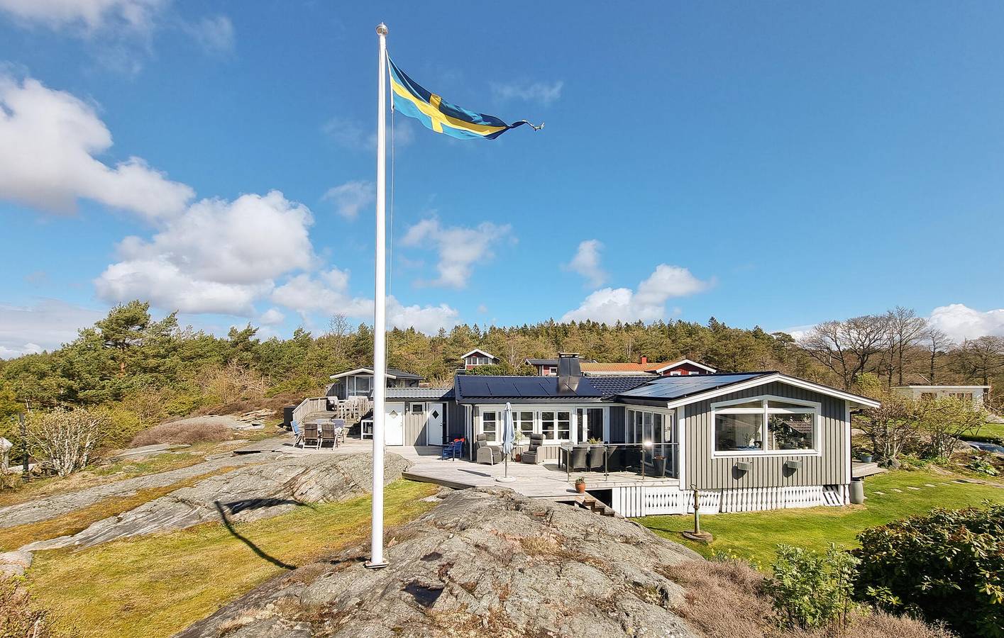Holiday home for 8 people with view in Norra Västkusten