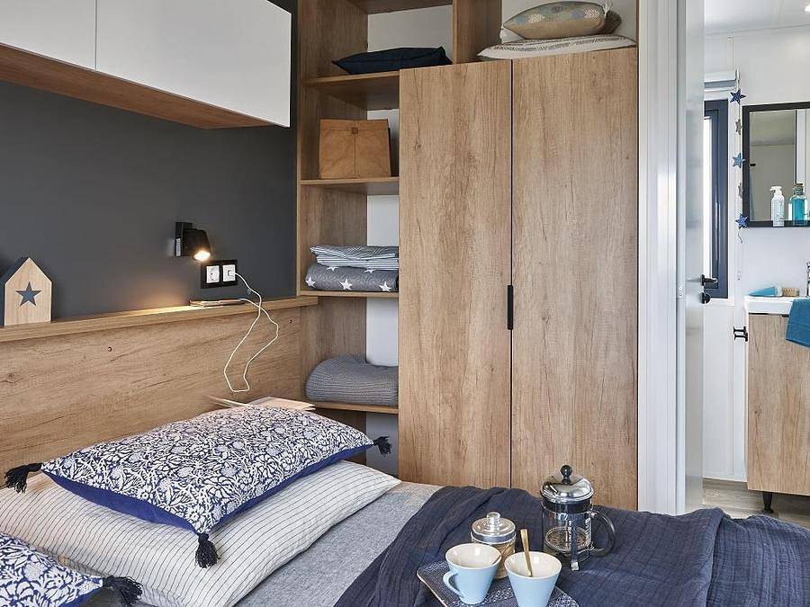 Camping Brantôme Peyrelevade - Mobilheim 4 personen - Premium (2019)-2 Schlafzimmer-großes Wohnzimmer Tv, Esszimmer,Küche-große Terrasse-free Wifi in Brantôme en Périgord, Périgord Vert