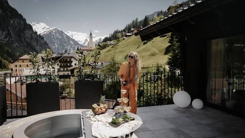 Ferienhaus für 6 Personen, mit Terrasse und Sauna sowie Garten