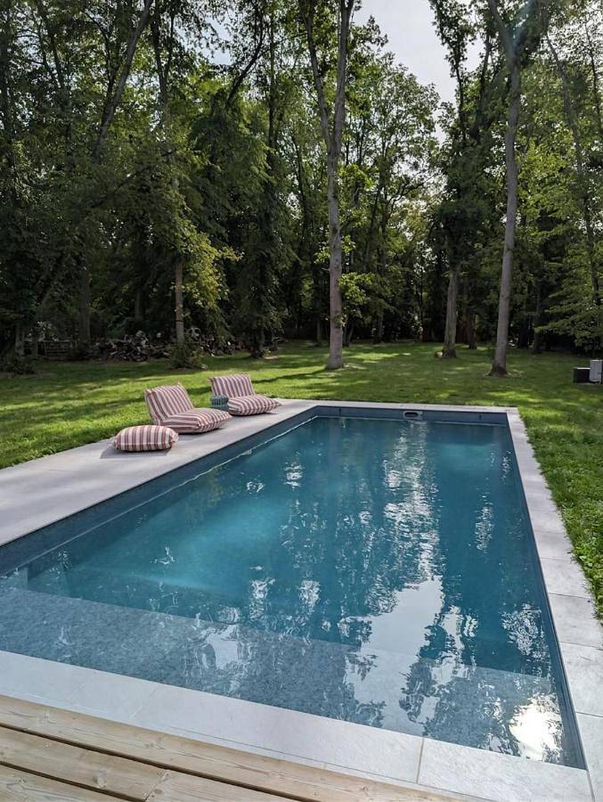 Maison de vacances pour 10 personnes, avec Terrasse ainsi que Jardin et Piscine