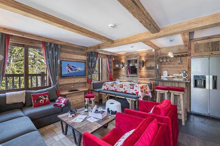 Chalet pour 8 personnes, avec balcon et sauna dans Courchevel 1850