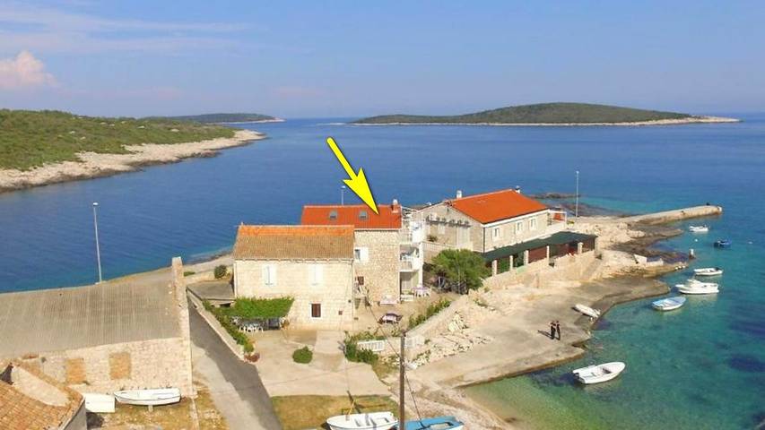 Ganze Wohnung, Standard Ferienwohnung mit Meerblick in Rukavac, Split-Dalmatien