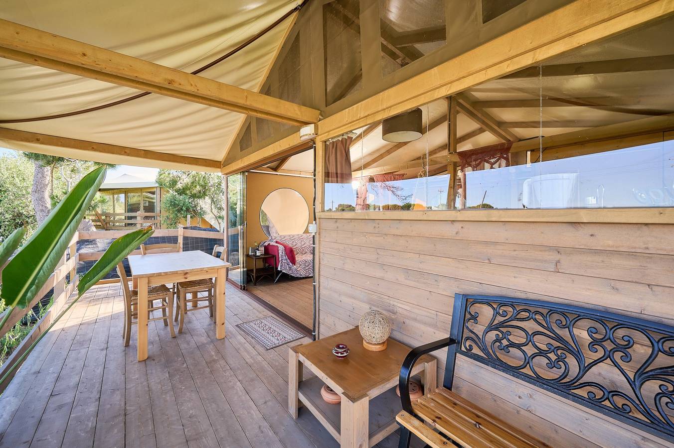 Glamping 'Tenda Glamping Vicino Al Mare' with Terrace, Garden and Wi-Fi in Piombino, Etruscan Coast