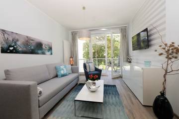 Ferienwohnung für 3 Personen, mit Balkon und Sauna, mit Haustier in Ahlbeck