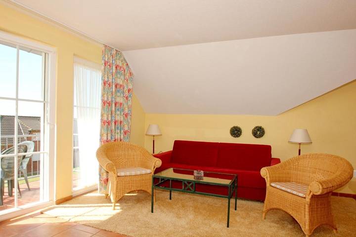 Ferienwohnung für 4 Personen, mit Ausblick und Balkon in Sagard - 3