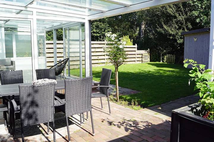 Ferienhaus für 5 Personen, mit Terrasse und Sauna sowie Garten