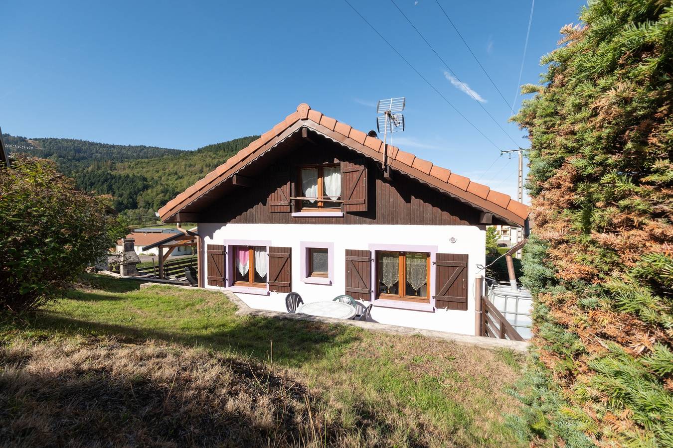 Chalet de montagne avec vue, terrasse privée et Wi-Fi in Ventron, Parc naturel régional des Ballons des Vosges