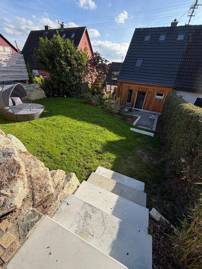 Ferienhaus für 5 Personen, mit Balkon und Terrasse sowie Garten und Sauna in Schwarzenbach am Wald