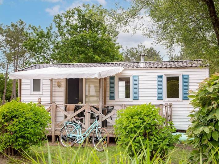 Mobil home pour 6 personnes, avec bassin pour enfant dans Parc naturel régional du Vexin Français - 4