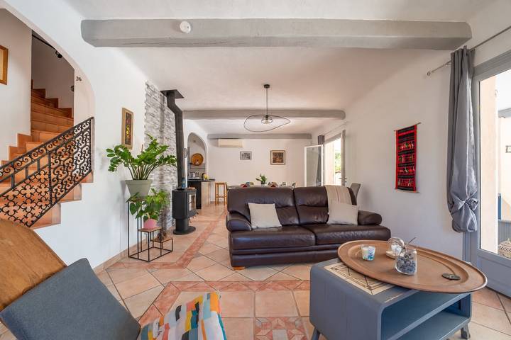 Villa 'La Parenthèse' com ar condicionado, piscina privada e Wi-Fi, 7 pessoas in Vidauban, Draguignan (Região)
