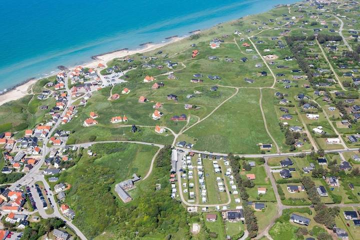Camping für 3 Personen, mit Terrasse in Dänemark an der Nordsee